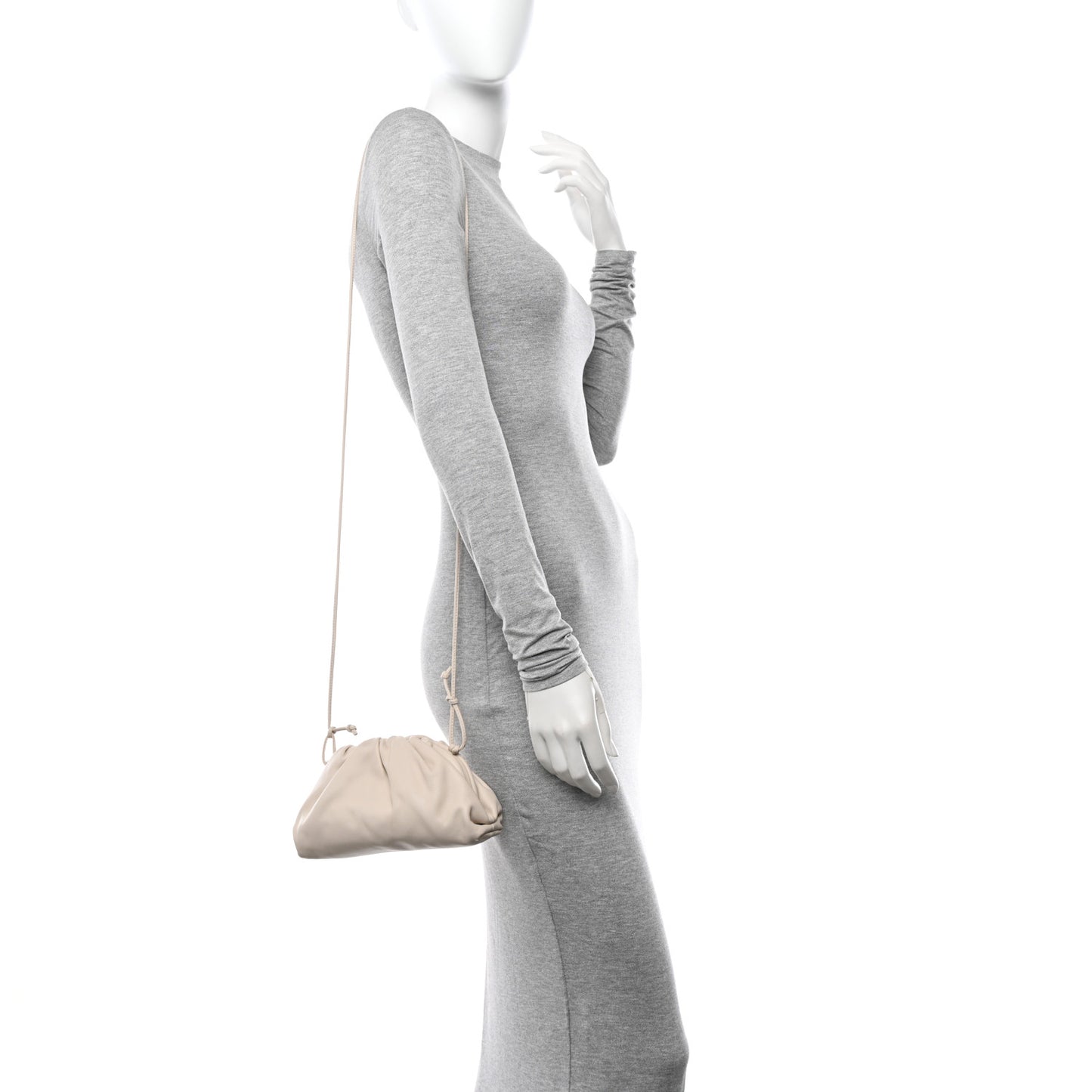 BOTTEGA VENETA Butter Calfskin The Mini Pouch Plaster