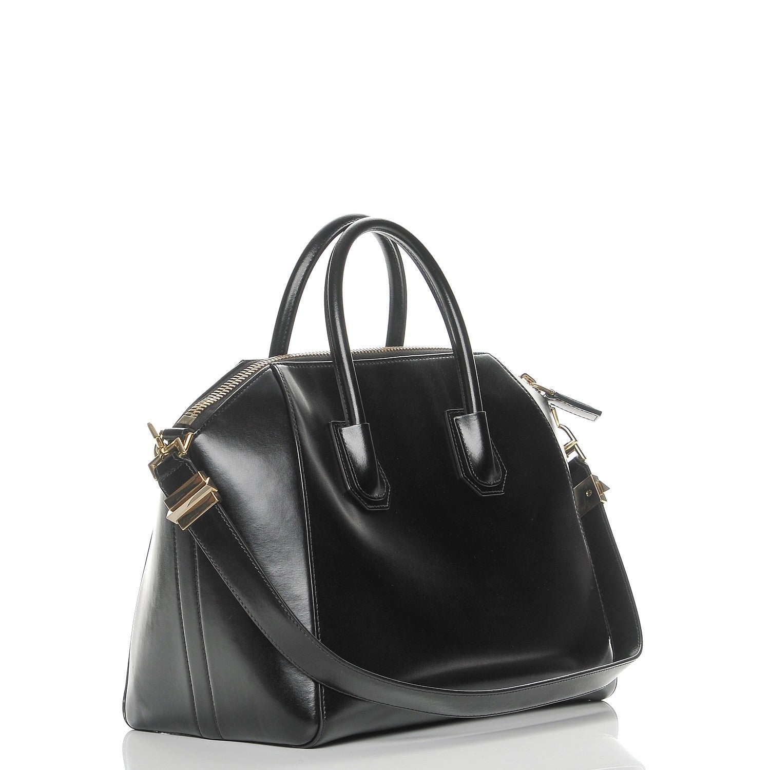 Givenchy Shiny Lord Calfskin Medium Antigona Black 4 of 8