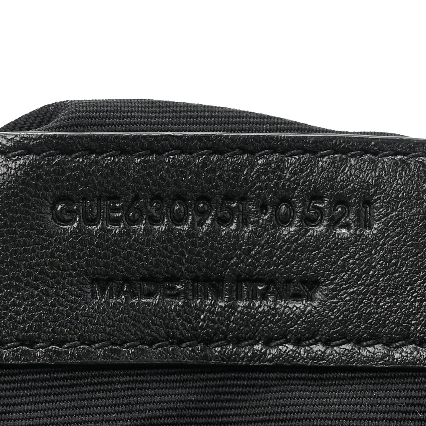 Calfskin Y Quilted Monogram Monochrome Toy Loulou Crossbody Bag Black