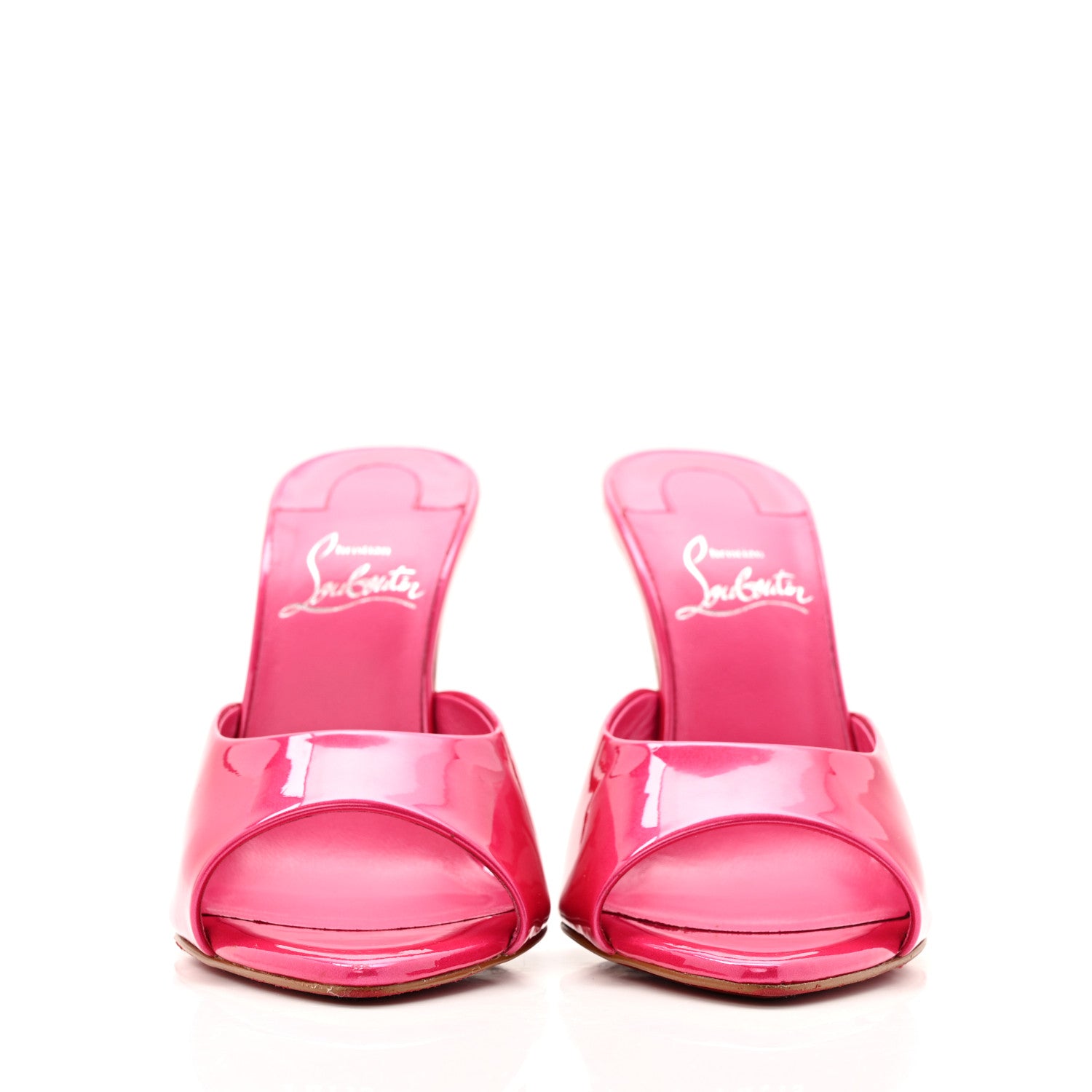Christian Louboutin Patent Perle Miss Z 100 Mule 36 Pinup 3 of 11