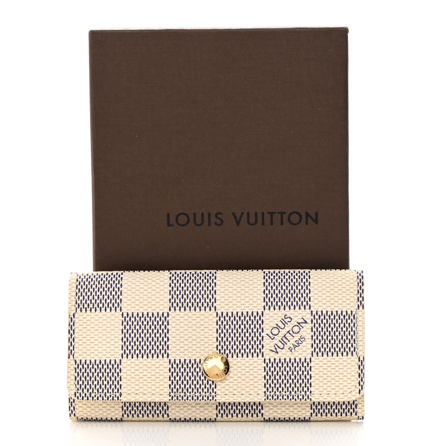 Louis Vuitton Damier Azur Multicles 4 Key Holder 10 of 10