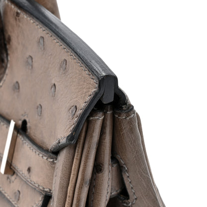 Hermes Ostrich Birkin 30 Mousse 18 of 20