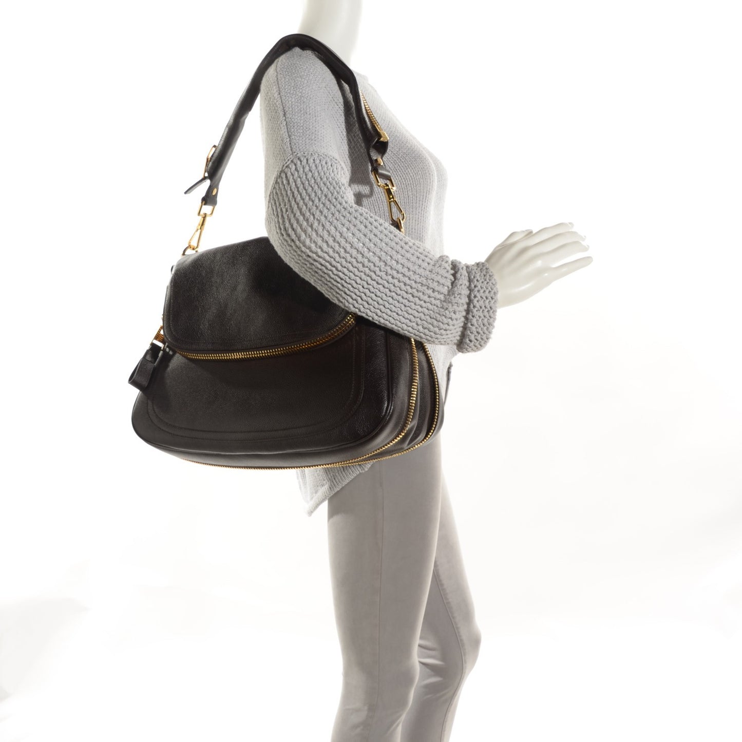 Pebbled Calfskin Large Jennifer Brown