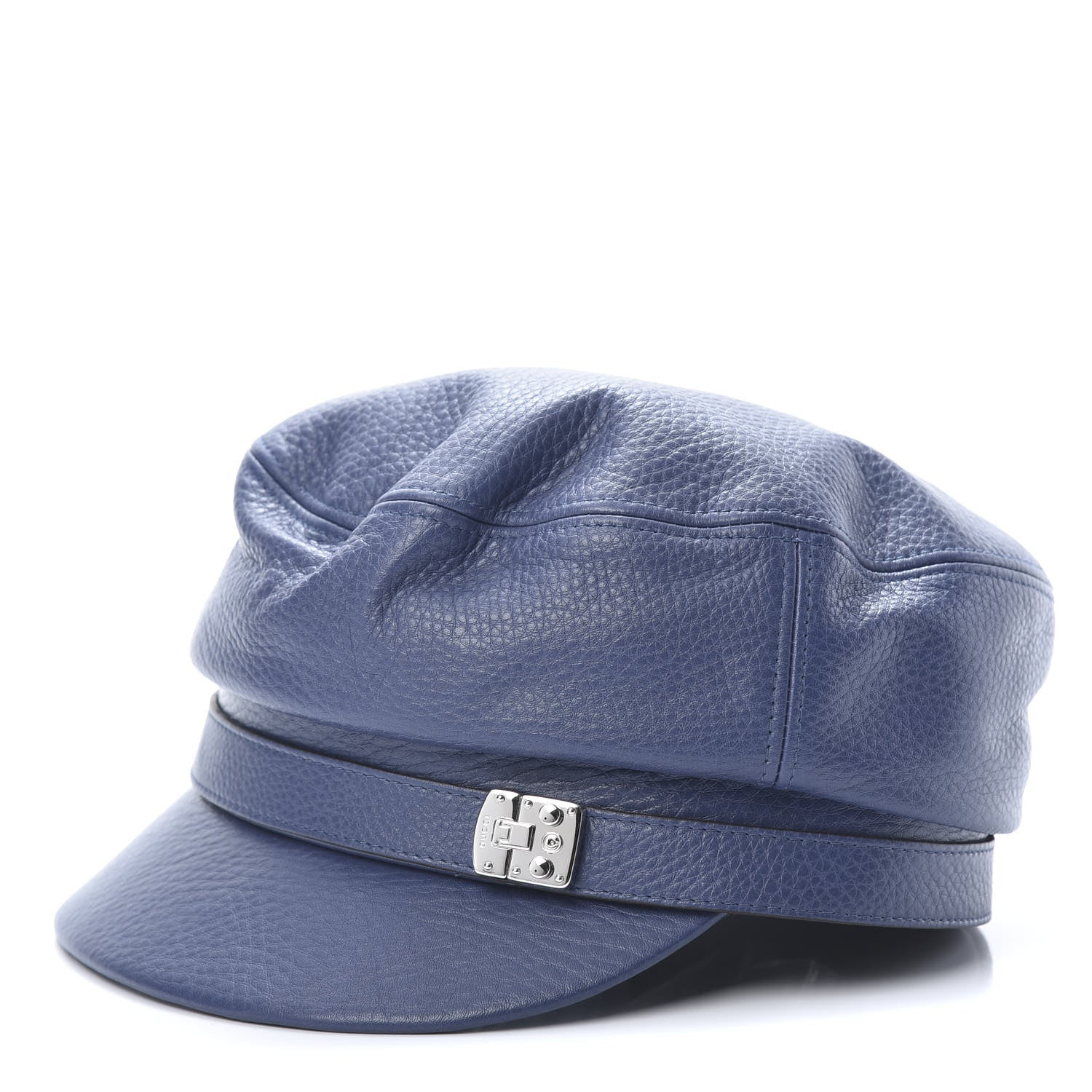 Gucci Calfskin Cellarius Hat XS Washed Indigo 1 of 8