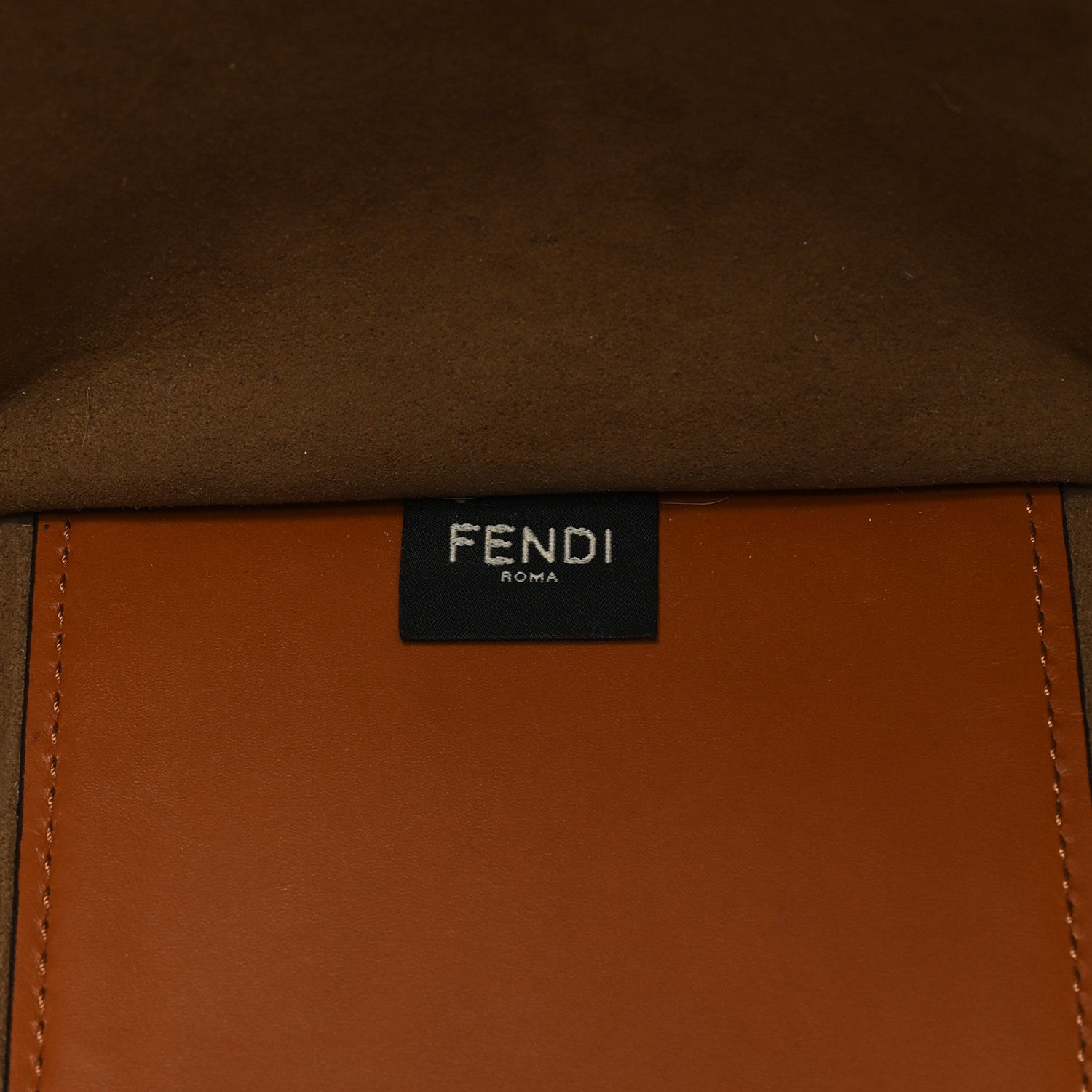 Fendi Vitello King Plexiglass Medium Fendi Sunshine Shopper Tote Cuoio 6 of 11