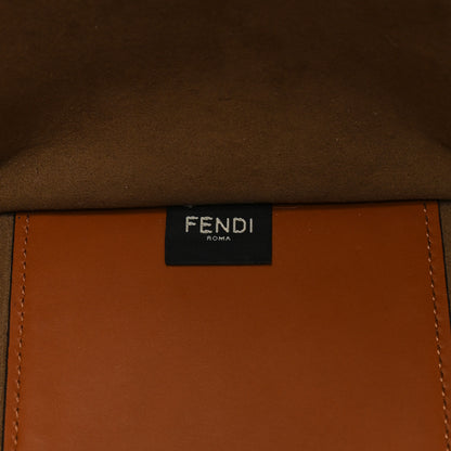 Fendi Vitello King Plexiglass Medium Fendi Sunshine Shopper Tote Cuoio 6 of 11