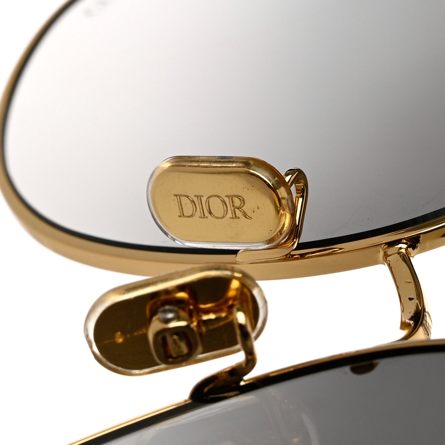 Metal Diorstellaire Sunglasses BU Gold