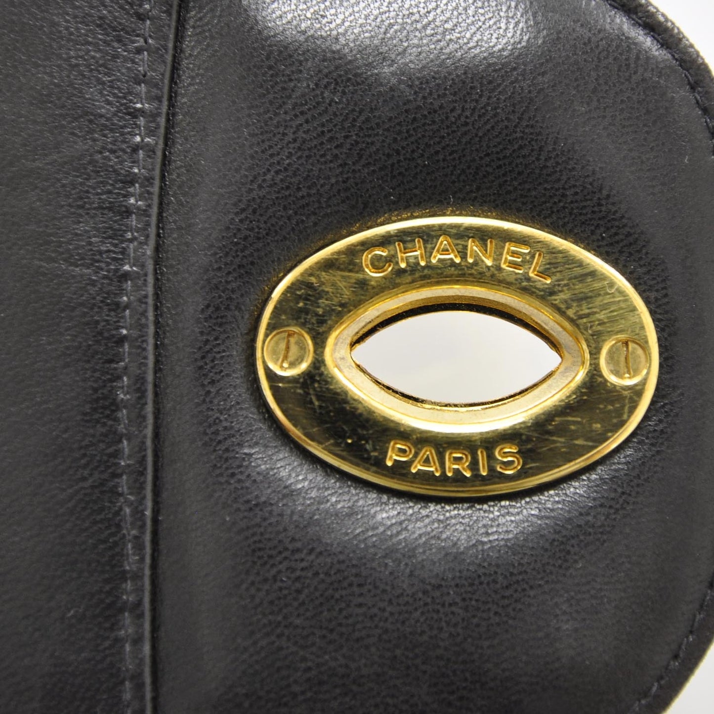 Lambskin Jumbo Flap Black GHW