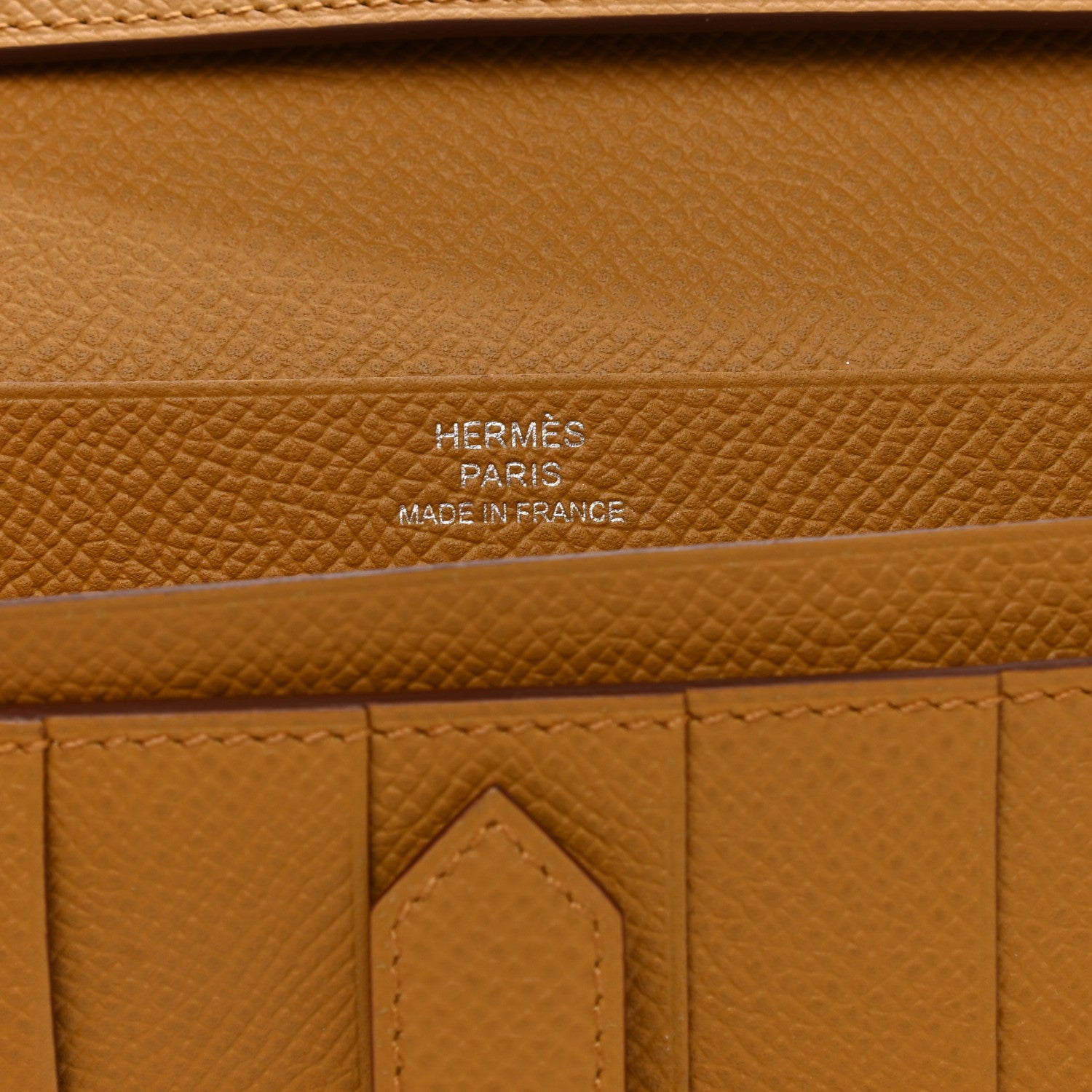 Hermes Epsom Bearn Gusset Wallet Sesame 6 of 8