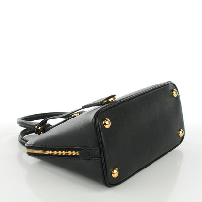 Prada Saffiano Vernice Mini Promenade Tote Black 6 of 10