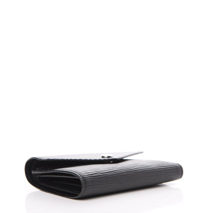 Louis Vuitton Epi Victorine Wallet Black 4 of 7