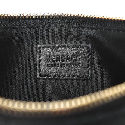 Versace Calfskin Palazzo Fringe Crossbody Bag Black 8 of 8