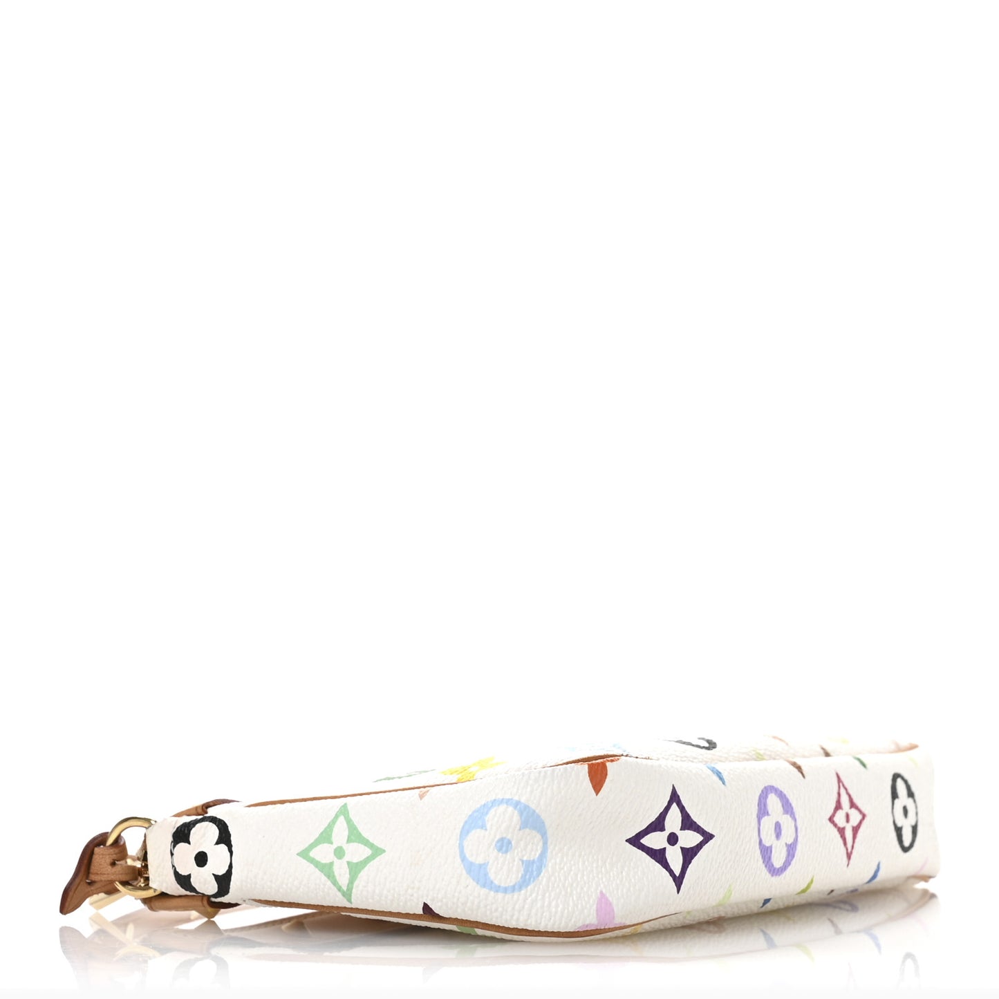Monogram Multicolor Pochette Accessories White