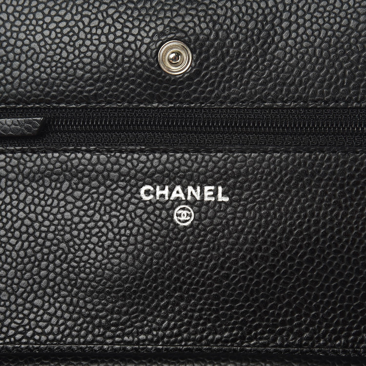 Chanel Caviar Quilted Wallet On Chain WOC Black 6 of 11
