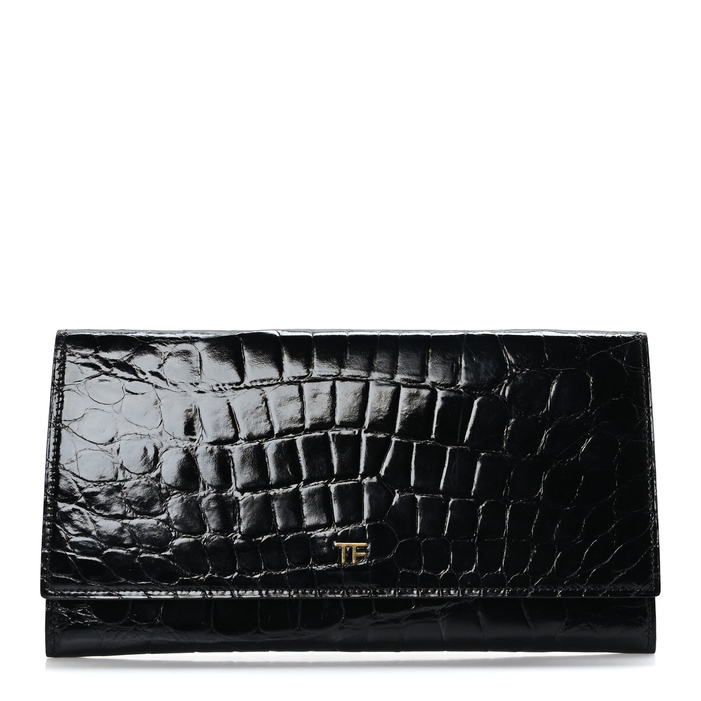 Alligator Clutch Black