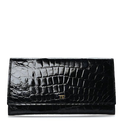 Tom Ford Alligator Clutch Black 1 of 8