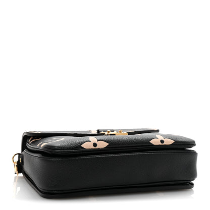 Louis Vuitton Empreinte Monogram Giant Pochette Metis Black Beige 4 of 9