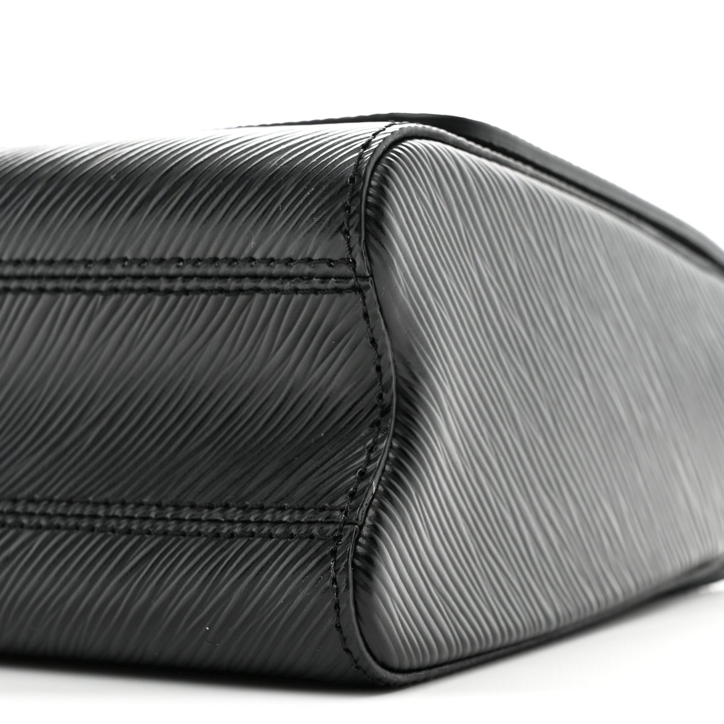 Epi Sequins Twist Shoulder Bag MM Black