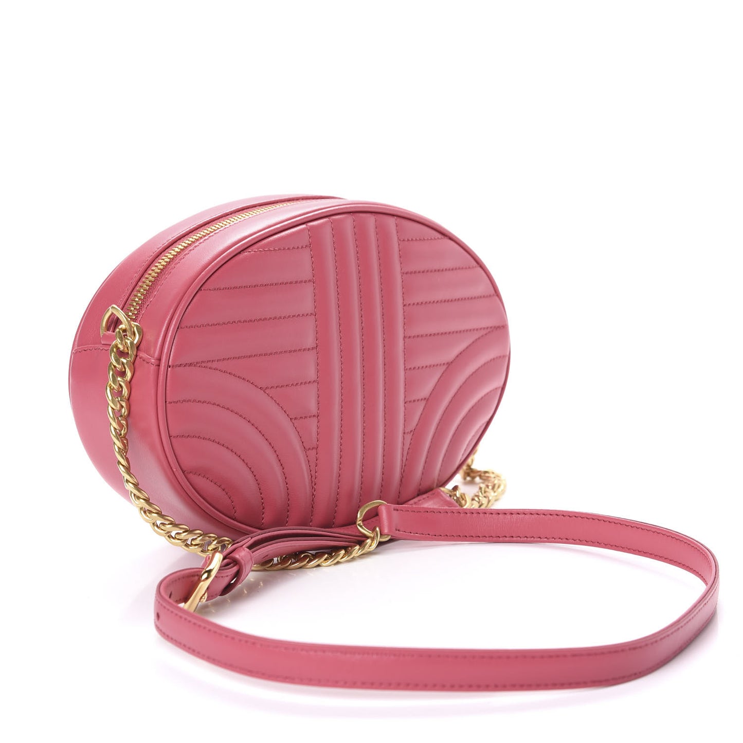 Soft Calfskin Impunture Diagramme Chain Crossbody Peonia