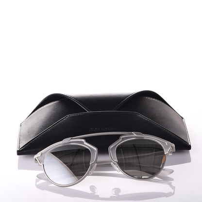 Christian Dior So Real Sunglasses Crystal Silver White 8 of 8