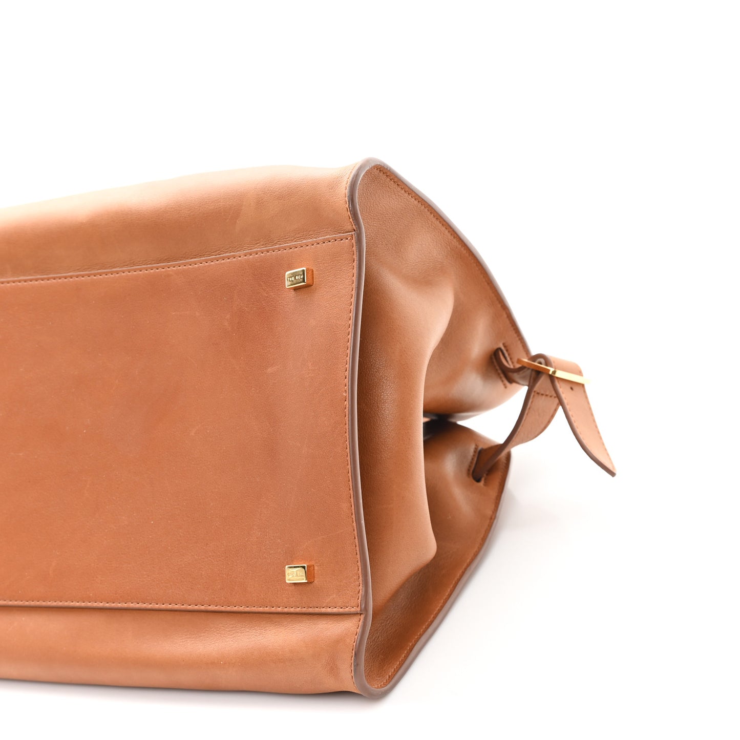 Polished Saddle Calfskin Soft Margaux 15 Cuir