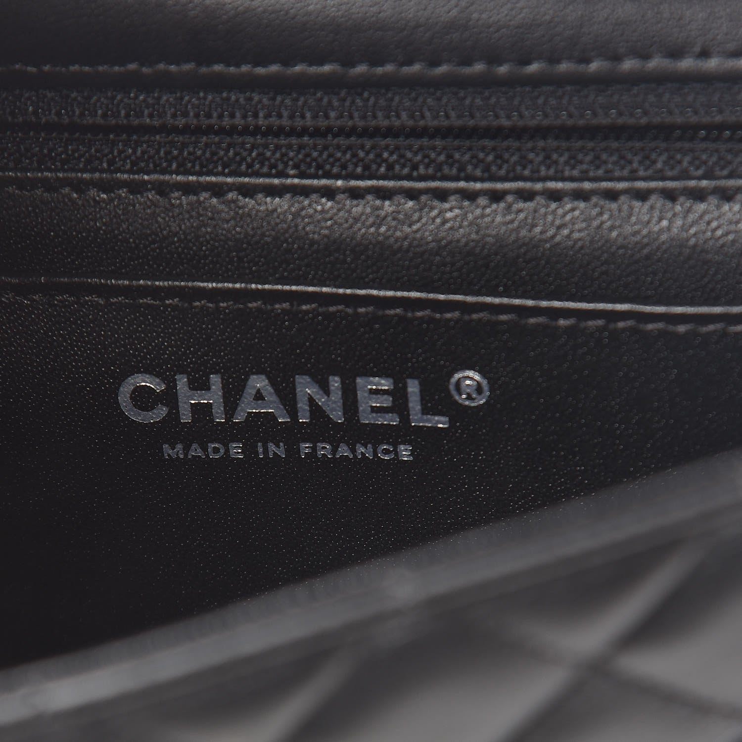 Chanel Lambskin Quilted Mini Rectangular Flap Black 6 of 11