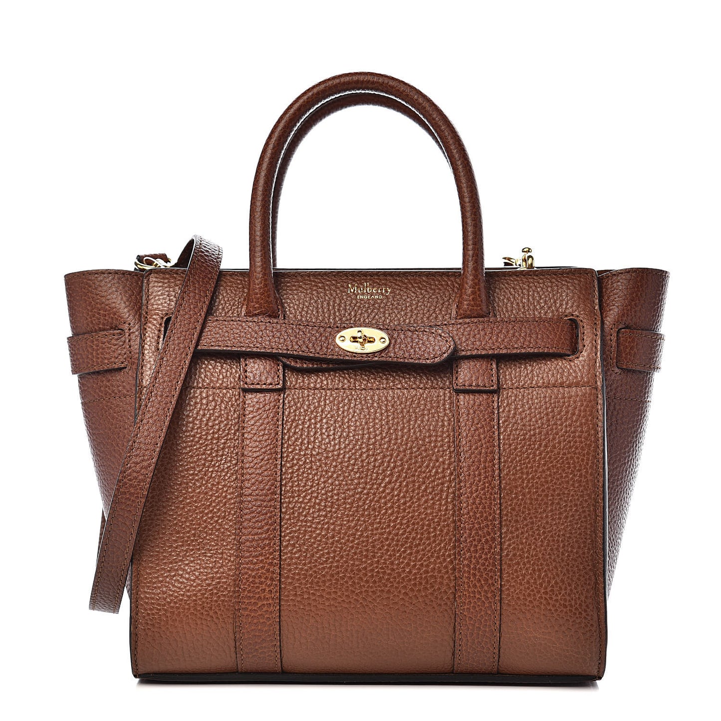 Small Classic Grain Mini Zipped Bayswater Oak