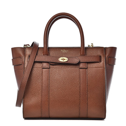Mulberry Small Classic Grain Mini Zipped Bayswater Oak 1 of 10