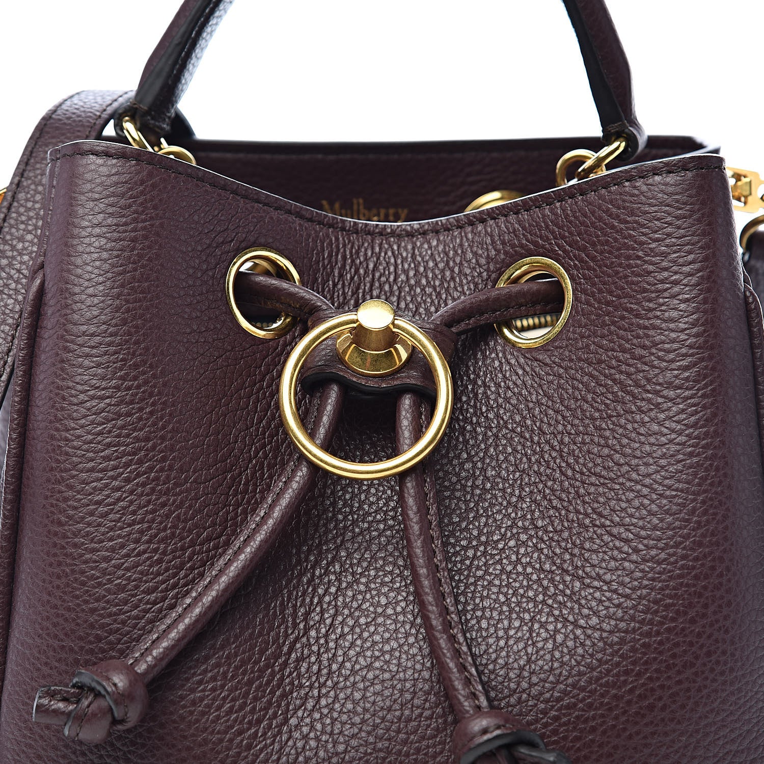 Mulberry Small Classic Grain Small Hampstead Oxblood 9 of 9