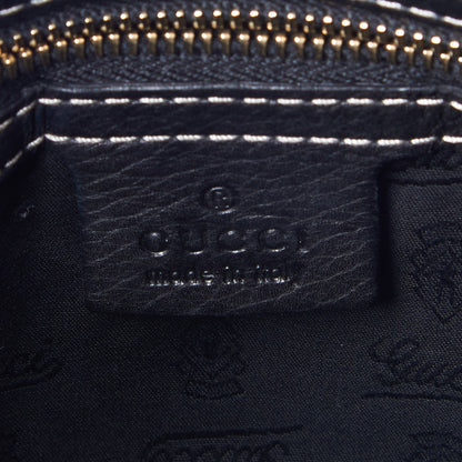 Gucci Calfskin Crest Boule Hobo Black 9 of 9