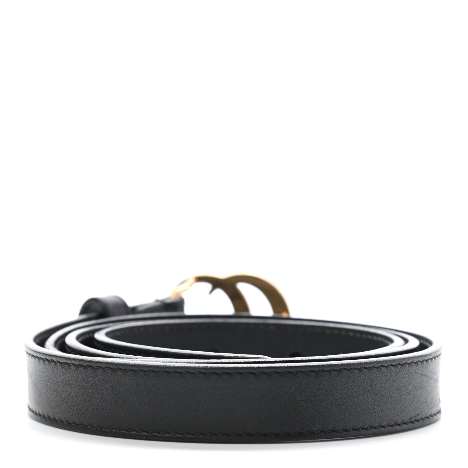 Gucci Calfskin Double G 20mm Belt 105 42 Black 2 of 5
