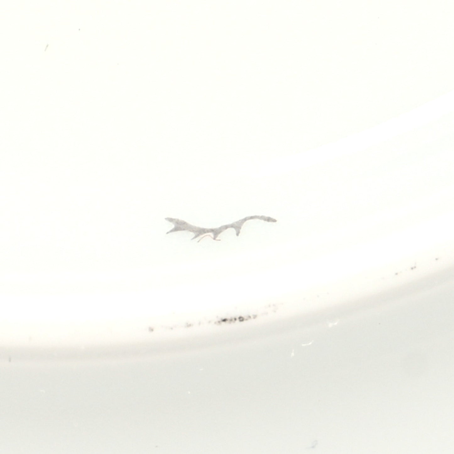 Porcelain Platinum Chaine d'Ancre Tea Cup and Saucer Set of 2