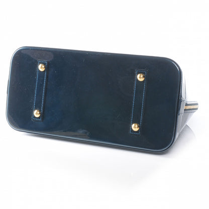 Louis Vuitton Vernis Alma GM Blue Nuit 4 of 7