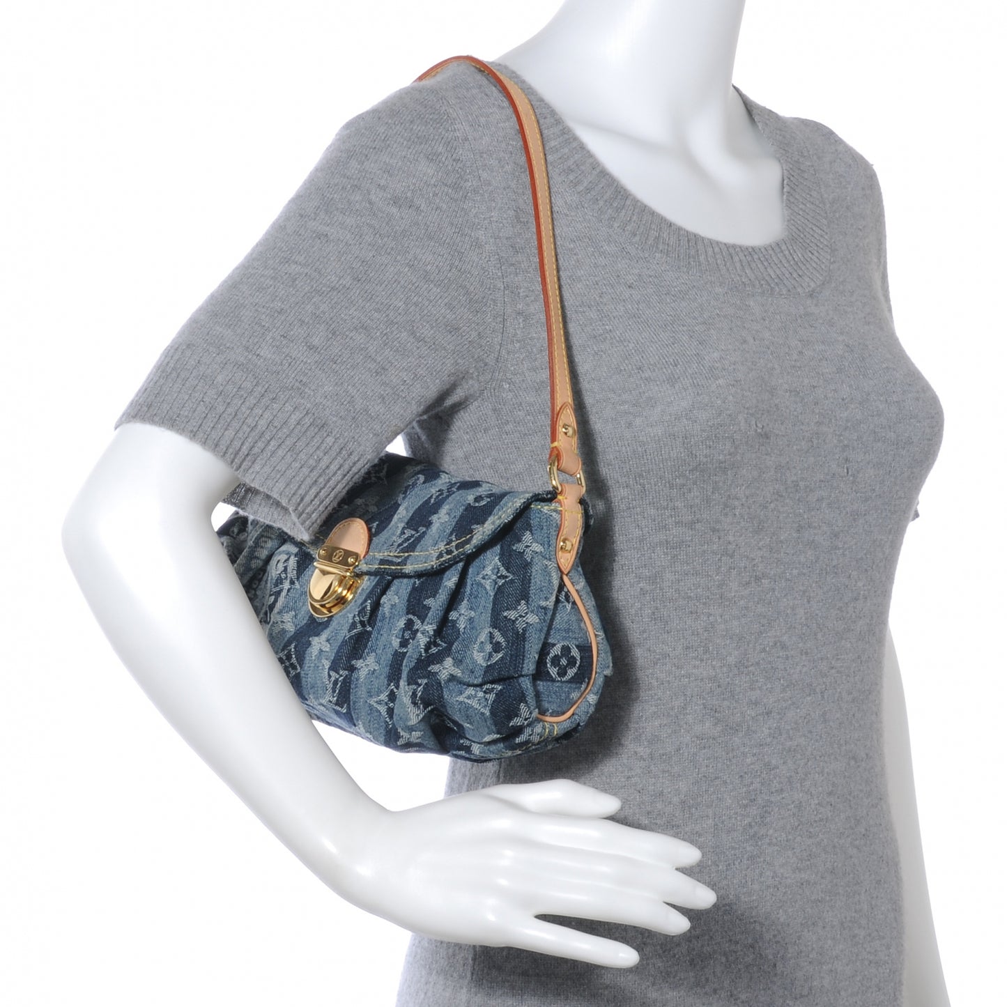 Denim Raye Mini Pleaty