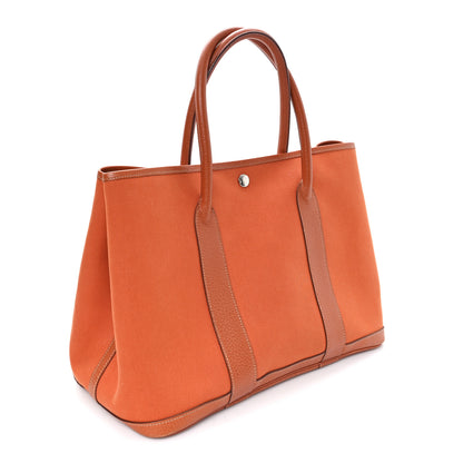 Hermes Toile Negonda Garden Party Tote 36 MM Potiron 3 of 11
