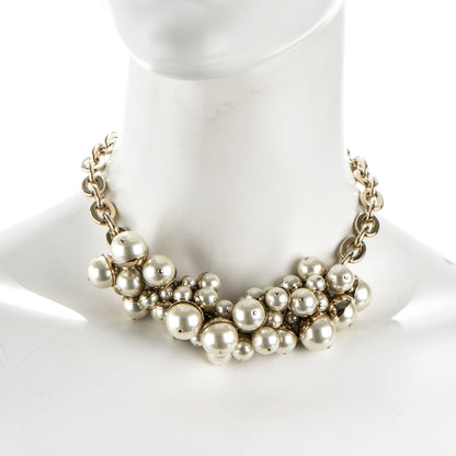 Christian Dior Pearl Mise en Dior Tribal Necklace Gold 2 of 6