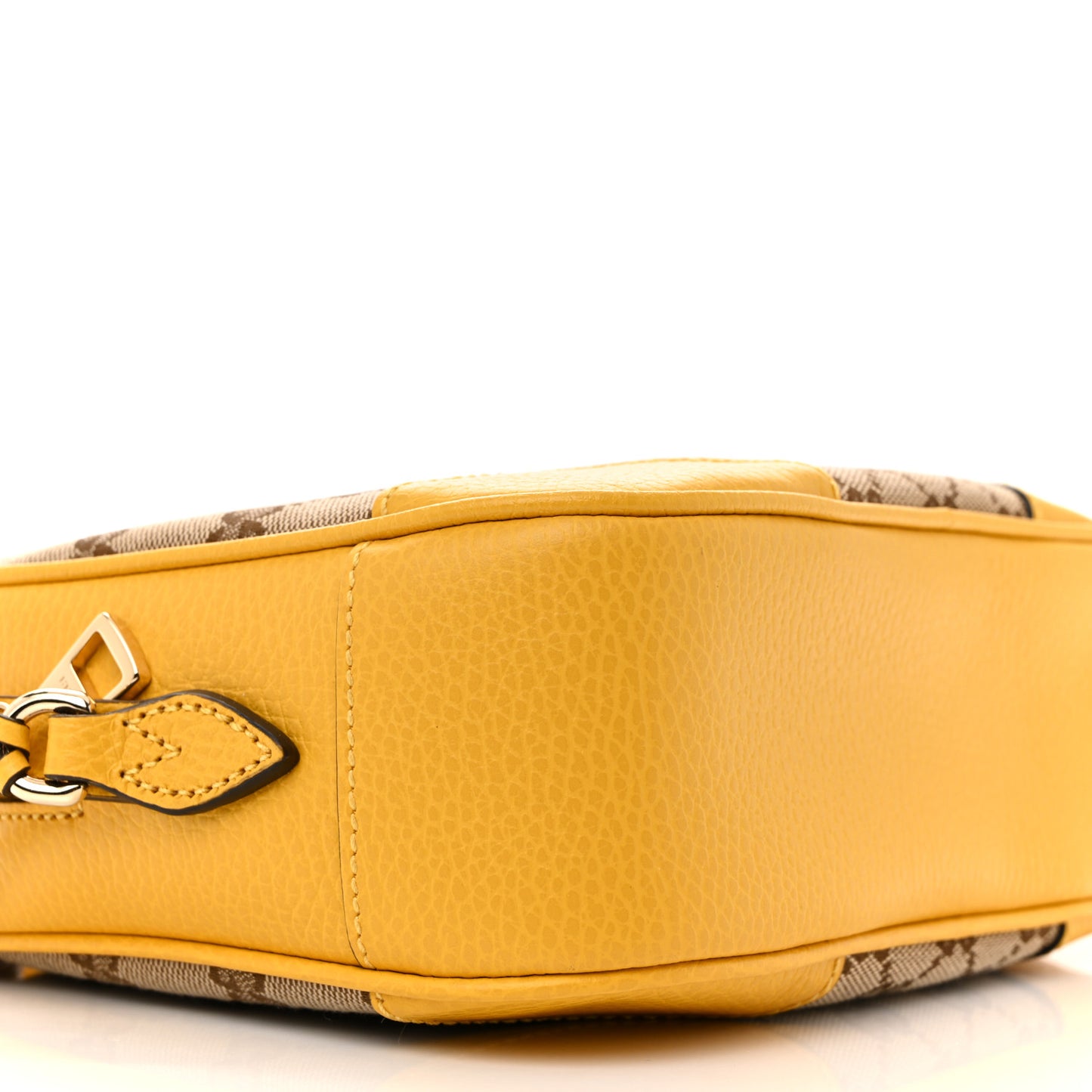 Monogram Dollar Calfskin Mini Bree Messenger Bag Beige Ebony New Buttercup