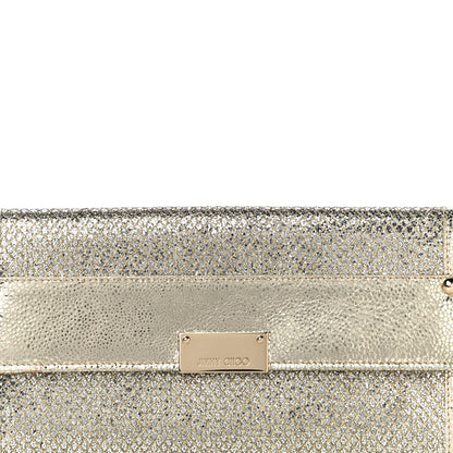 Jimmy Choo Glitter Fabric Reese Clutch Wallet Metallic 8 of 11