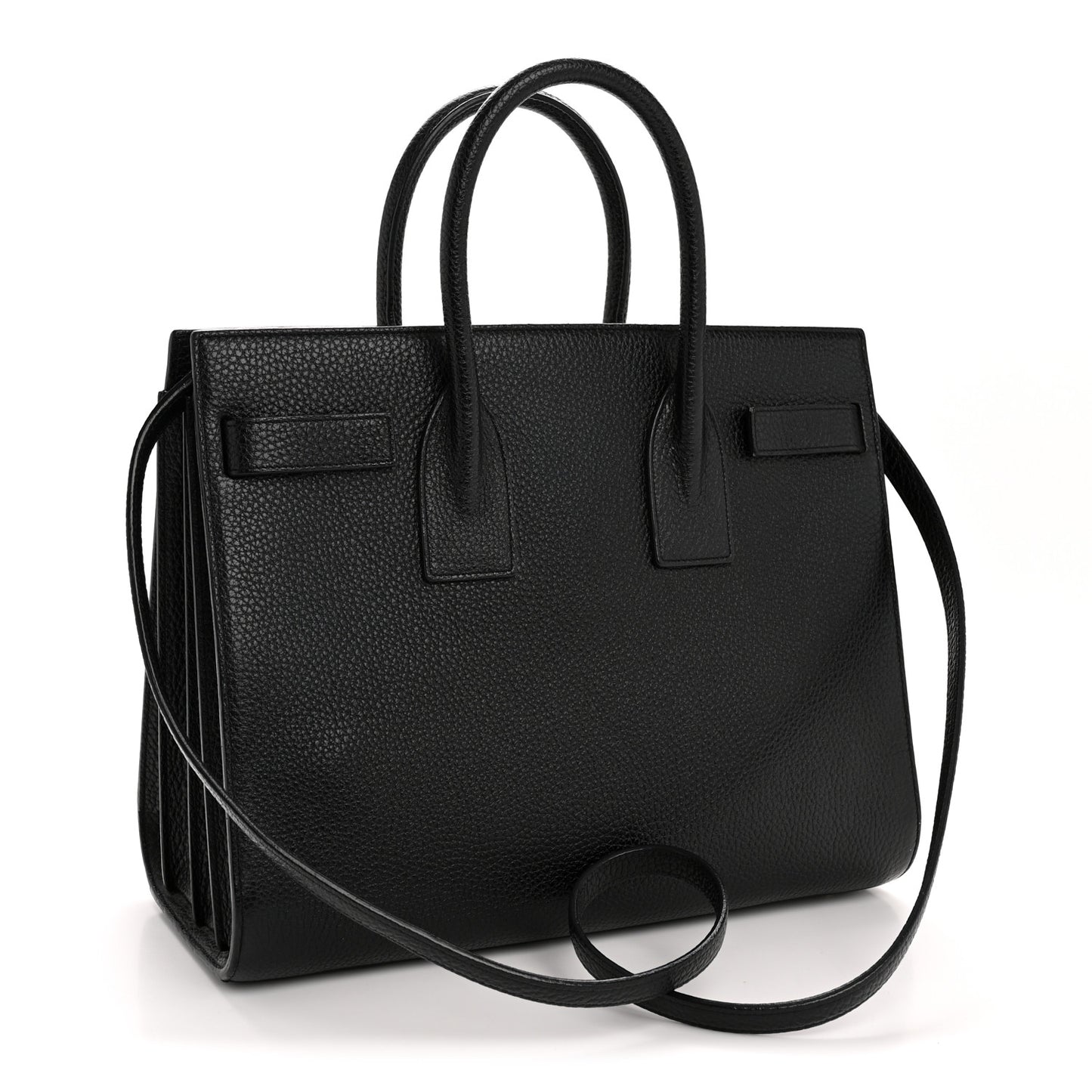 Calfskin Small Sac De Jour Black