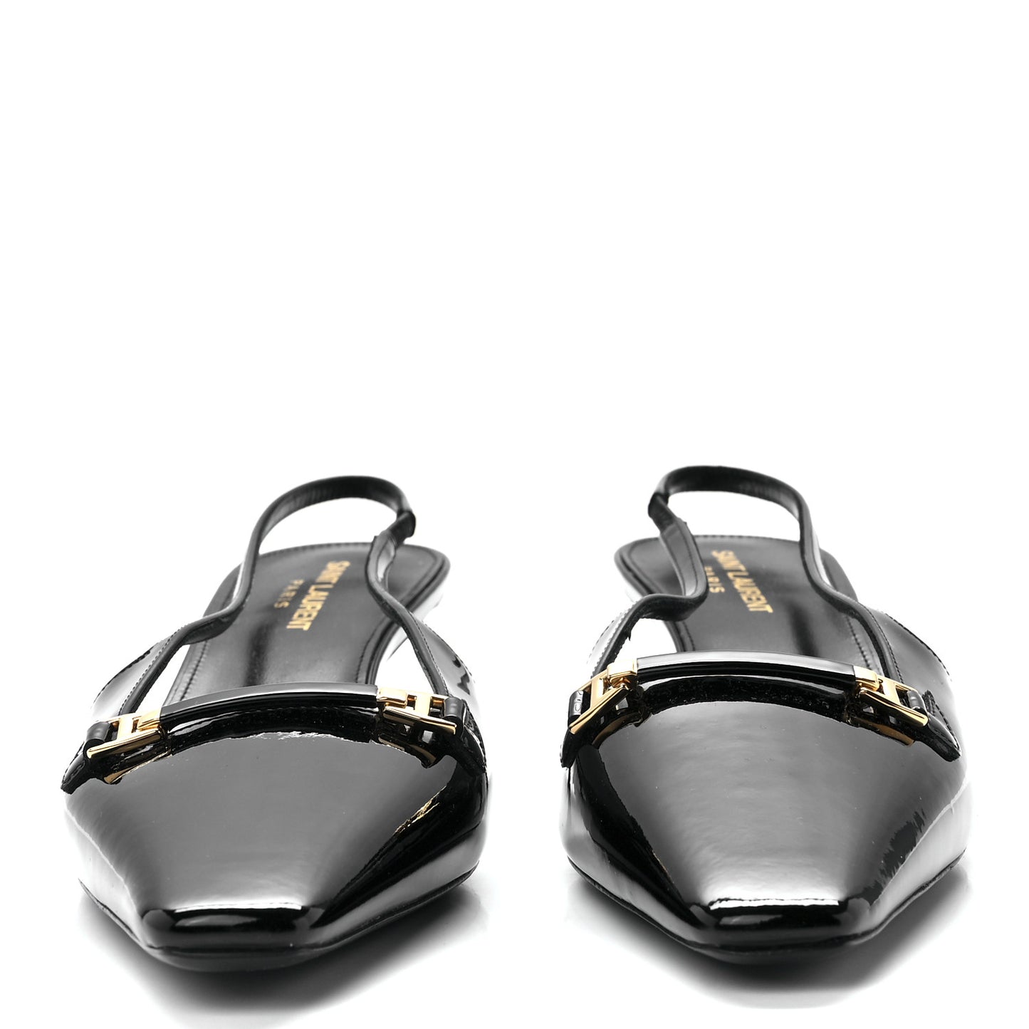 Patent Bade Slingback Pumps 40 Black