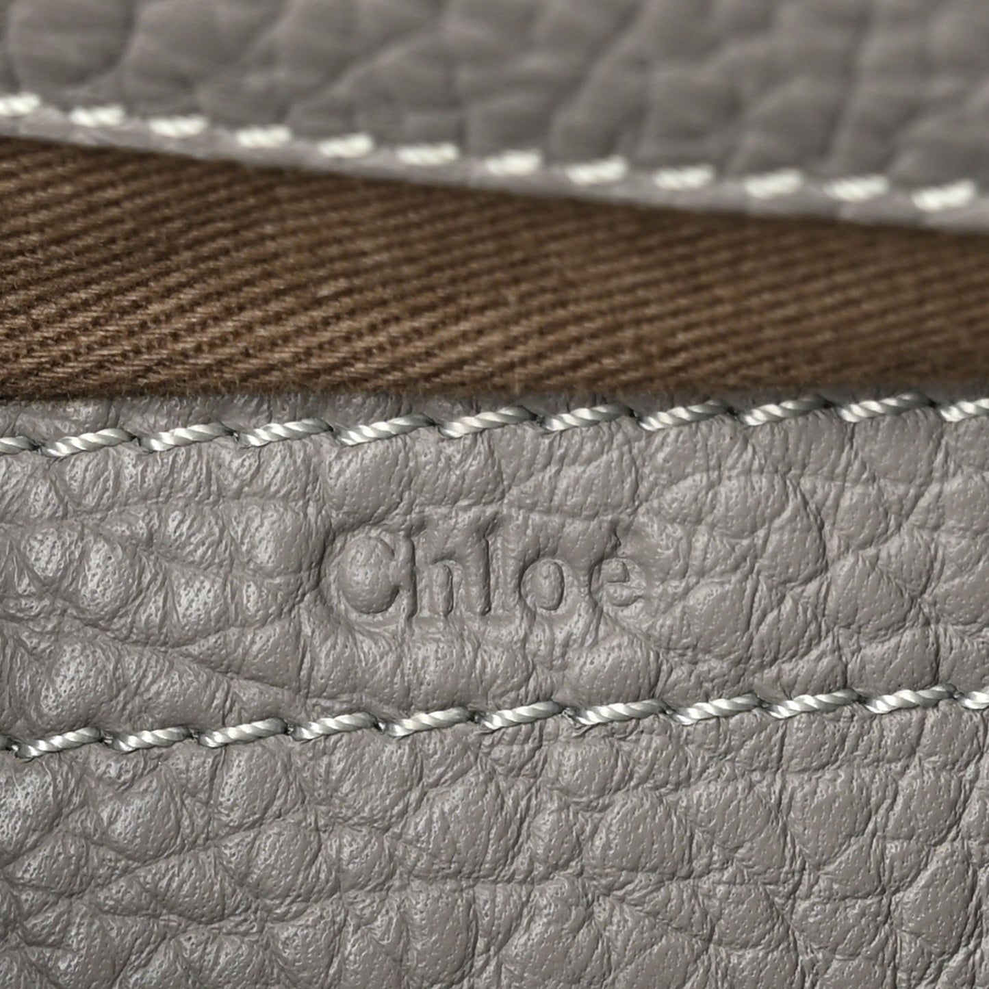Calfskin Mini Marcie Round Crossbody Bag Cashmere Grey