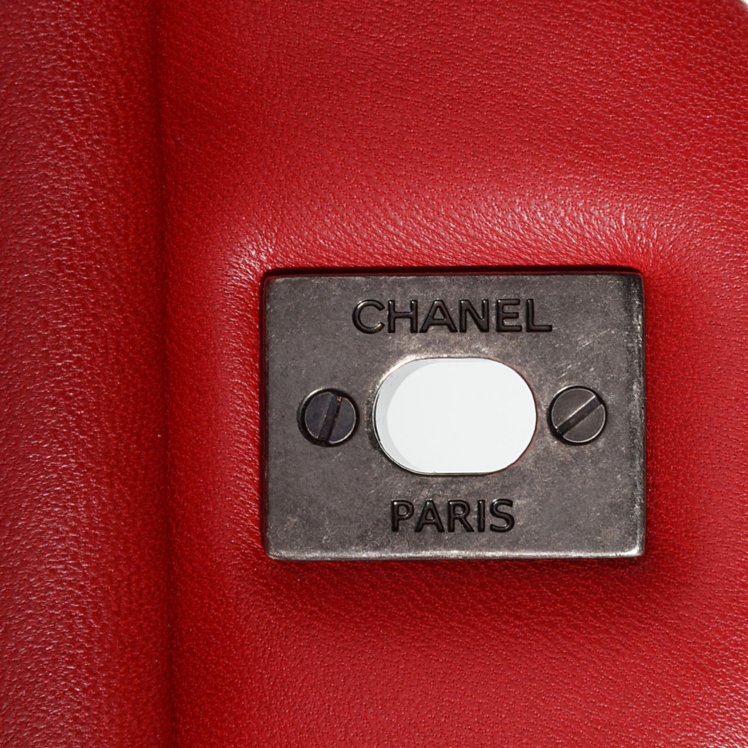 Chanel Lambskin Jumbo Double Flap Red 6 of 9