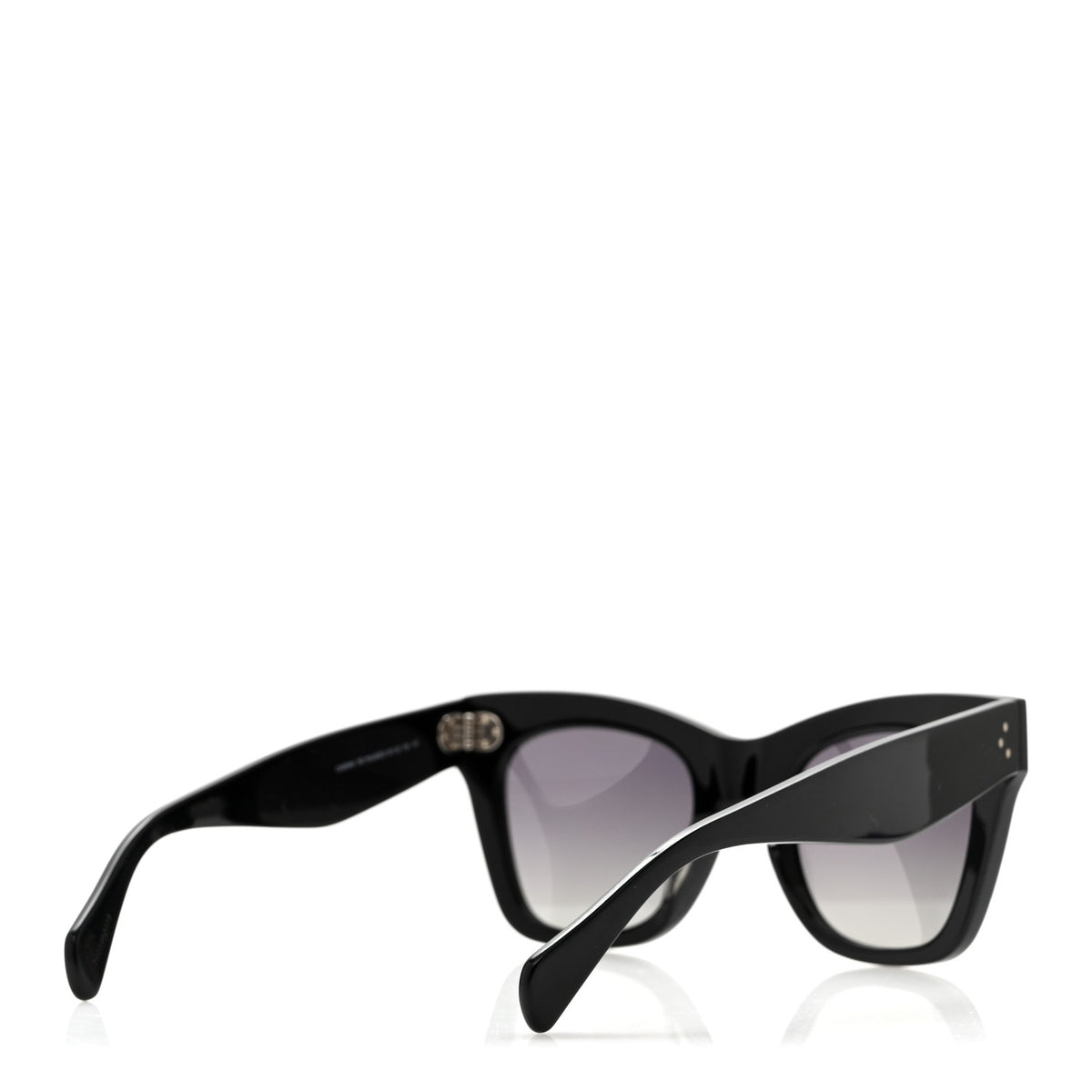 Acetate Polarized Cat Eye Sunglasses CL4004IN Black