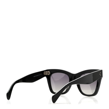 Celine Acetate Polarized Cat Eye Sunglasses CL4004IN Black 4 of 6