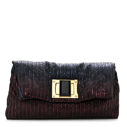 Louis Vuitton Jacquard Quilted Monogram Altair Clutch Marine 1 of 7