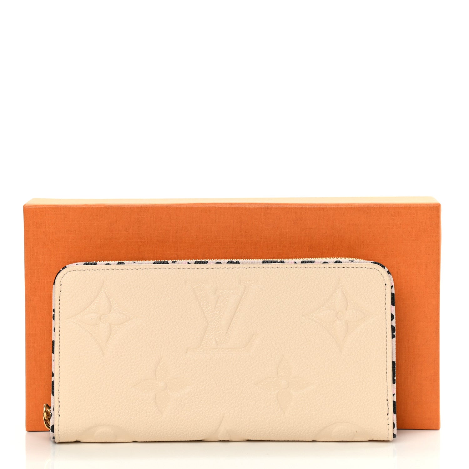 Louis Vuitton Empreinte Monogram Giant Wild At Heart Zippy Wallet Creme 7 of 7