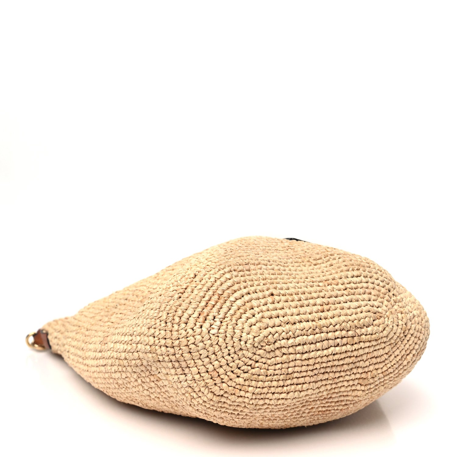 Loewe Raffia Mini Slit Tote Bag Natural Tan 4 of 9