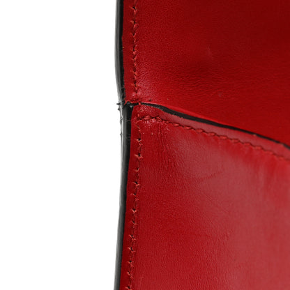 Gucci Guccissima Small Padlock Shoulder Bag Hibiscus Red 12 of 13