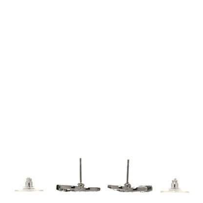 Chanel Crystal CC Starfall Earrings Silver 3 of 5