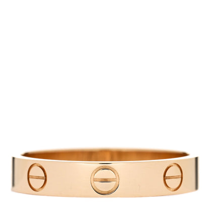 Cartier 18K Yellow Gold 3.5mm LOVE Wedding Band Ring 55 7.25 3 of 5